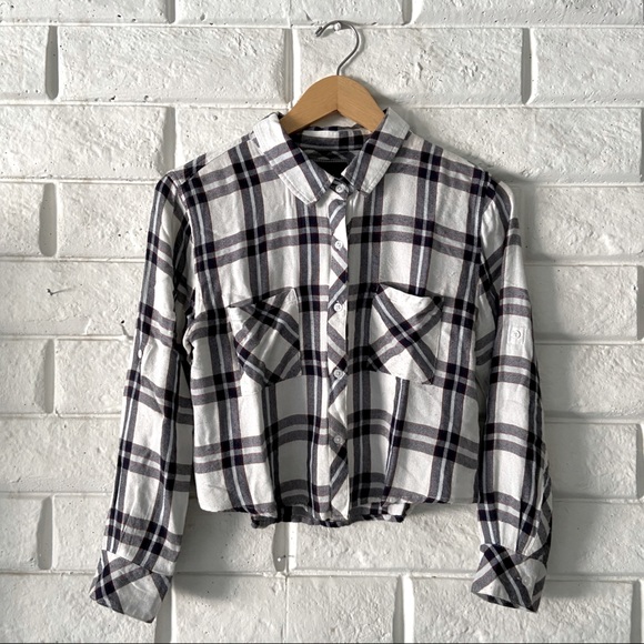 Lightweight and soft cropped Rails flannel - Picture 1 of 5
